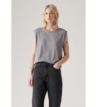 T-shirt boxy gris