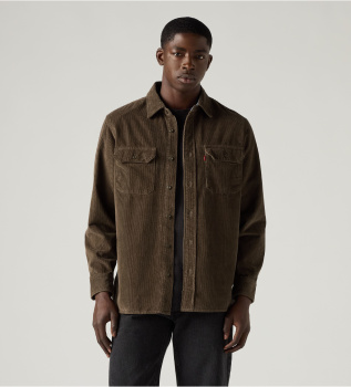 Brun Classic Worker-skjorte