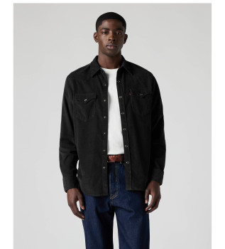 Barstow Standard Fit Western Shirt noir