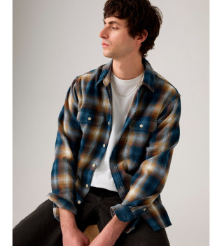 Chemise de travail Jackson bleue