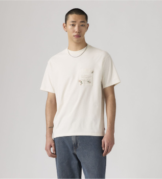 Vintage Pocket T-shirt vit