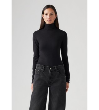 Schwarzer Traum-Rollkragenpullover