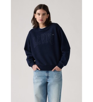 Graficzna bluza Heritage w kolorze granatowym