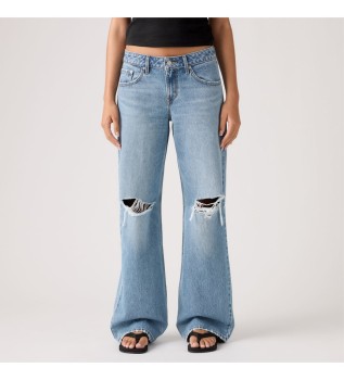 Jeans Low Loose bleu