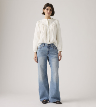 Jeans Loose Boot blauw