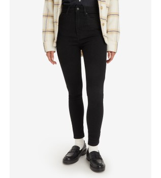 Jeans Retro High Skinny preto