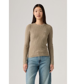 Taupefarbener Pullover