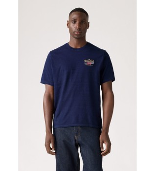 T-shirt de corte descontrado azul-marinho