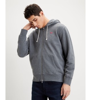 Sweatshirt Original Zip grau