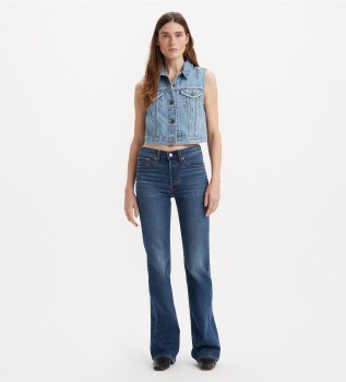 Jeans bootcut Wedgie blu