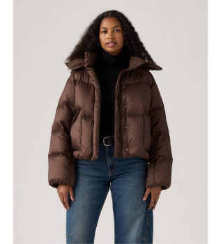 Western Bubble Shortie brown jacket