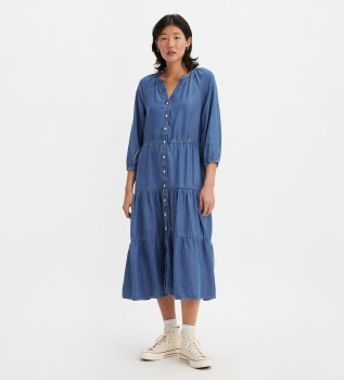 Buy Levi's Long dress blue