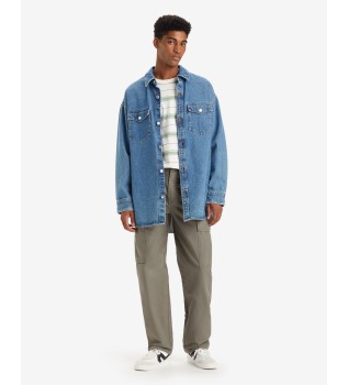 Xx Pantalon droit cargo gris