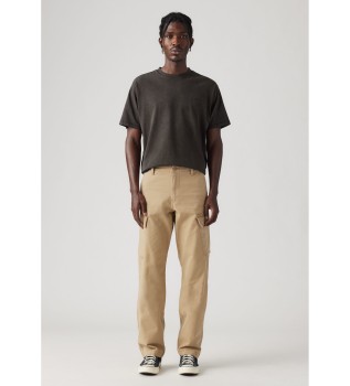 XX Stožčaste hlače Cargo v bež barvi