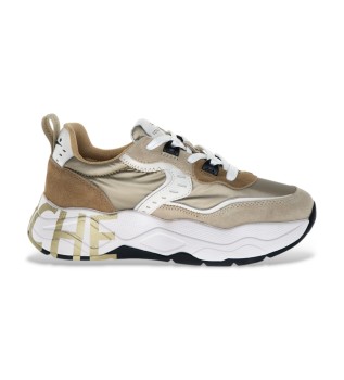 Sneakers Club105 in pelle beige