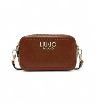 Saco de ombro castanho pequeno