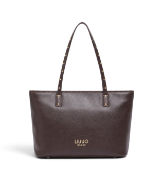 Kleine braune Tote-Bag