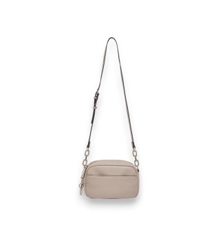 Medium beige crossbody bag