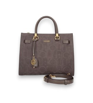 Brown Brand Shopping Bag