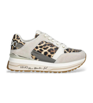 Sneakers Wonder Maxi 91 con stampa animalier