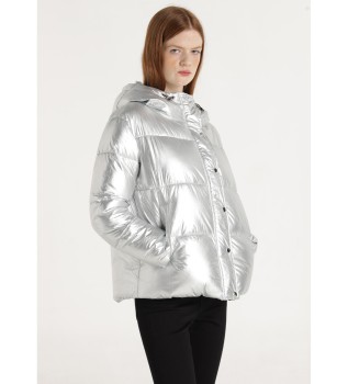 Cappotto argento Julieta