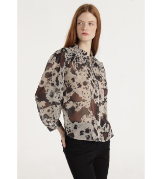 Scarlett Betta bruine blouse