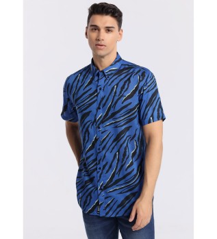 Niebieska koszulka z krótkim rękawem