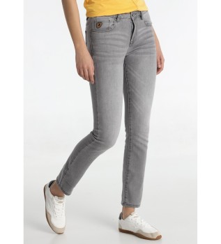 Jean skinny gris