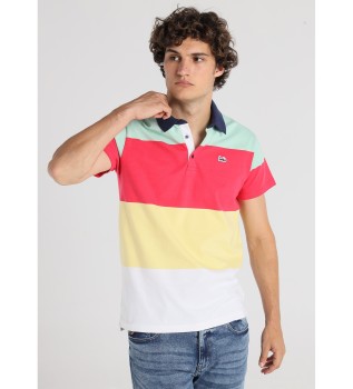 Polo ray multicolore