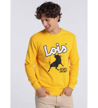 Sweatshirt Jeans & Jackets Logo jaune