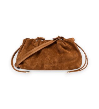 Bolsa de camurça Mlacime castanha