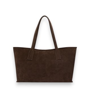 Bolsa de Couro Mlaecru castanho