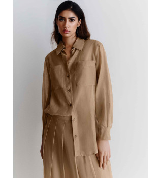 Brązowa koszula Cennare