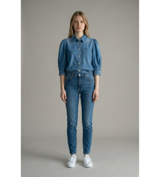 Camisa azul Mlsromana