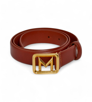 Ceinture en cuir Salpa marron