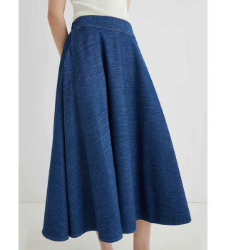 Jupe silhouette bleue