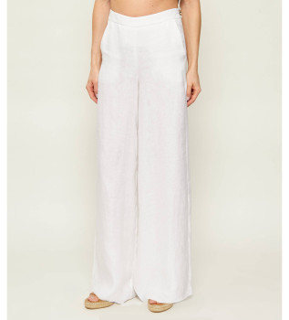 Mllottelia white linen trousers