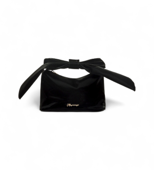 Sac  main avec n?ud noir