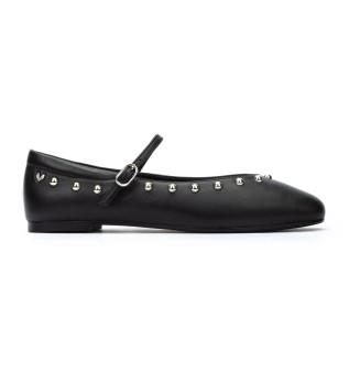 Ballerines en cuir Lariana noir