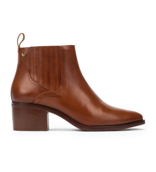 Bottines en cuir Zinnia marron