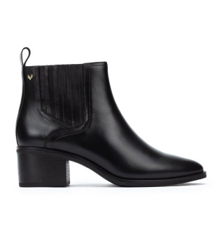 Bottines en cuir Zinnia noir