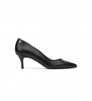 Chaussures en cuir noir Fontaine -Hauteur du talon 6,5cm