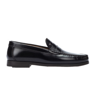 Forthill 1623 Loafers i l�der Sort