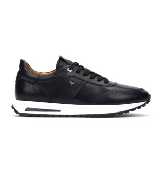 Hanbury lder sneakers svart