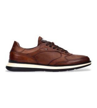 Walden Leren Sneakers bruin