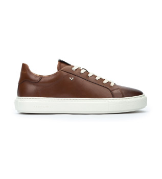 Zapatillas de piel Hastings marr�n