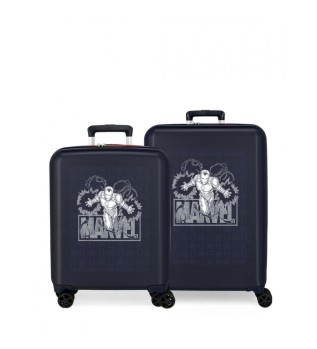 Comprare Disney Juego de maletas rígidas Disney 100 Iron man 55 - 70 cm marino