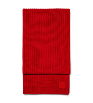 Baccano red pure wool scarf