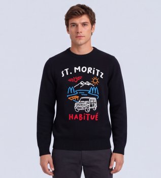 Maglione Heron nero