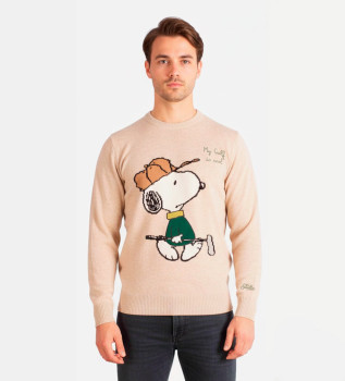 Golf is Cool Pull beige Snoopy